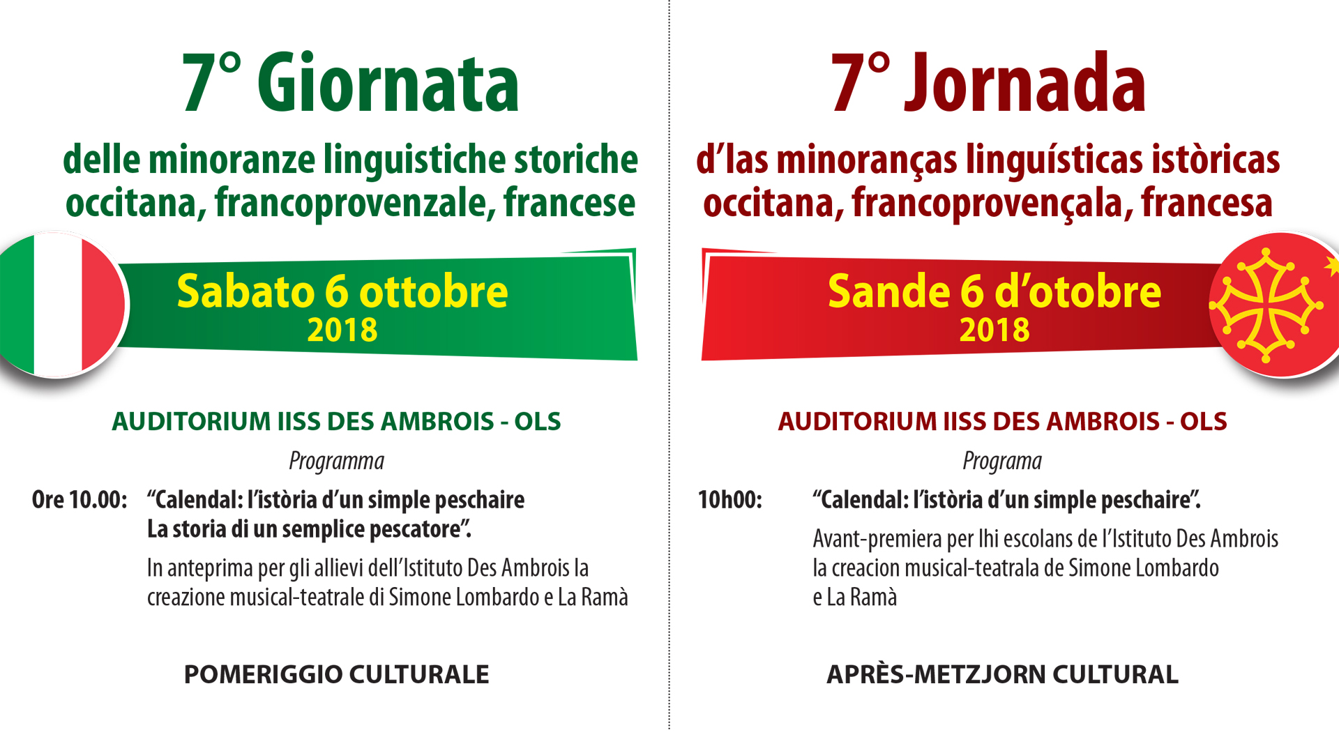 7° Giornata delle Minoranze Linguistiche Storiche a Oulx